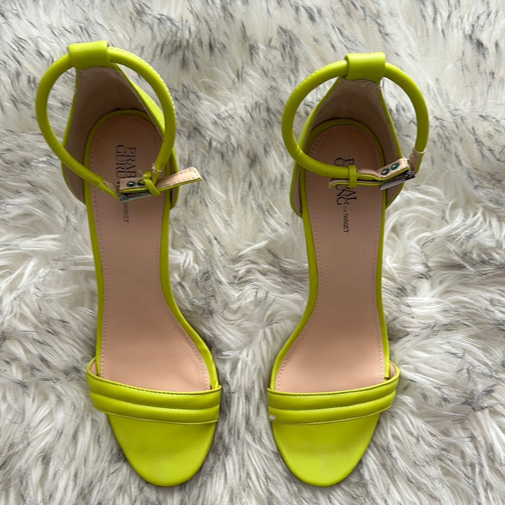 Prabal Gurung for Target Green Heeled Sandals